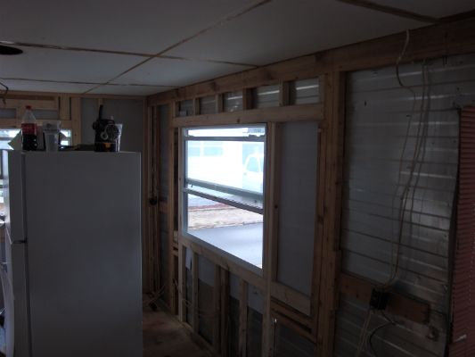 This particular project required gutting the home to the studs